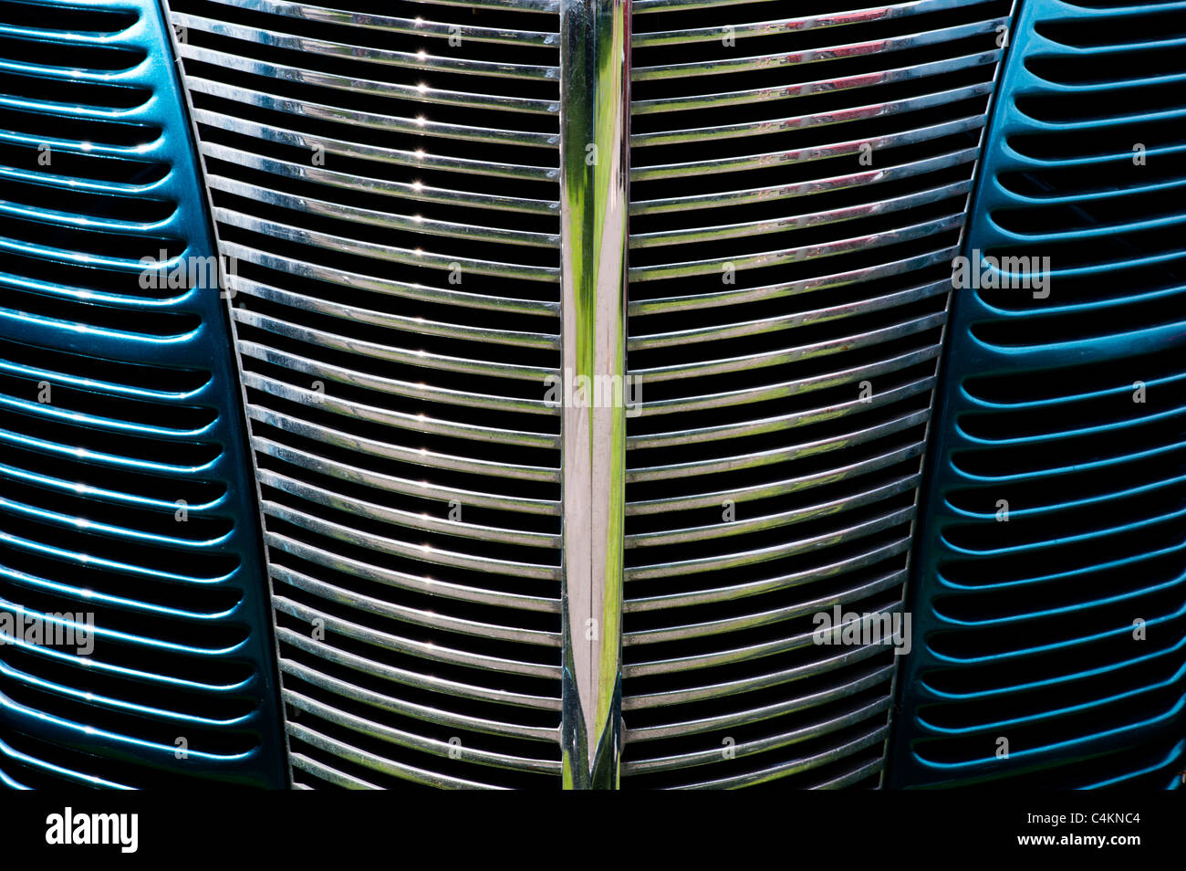 Ford hotrod Kühlergrill Stockfoto