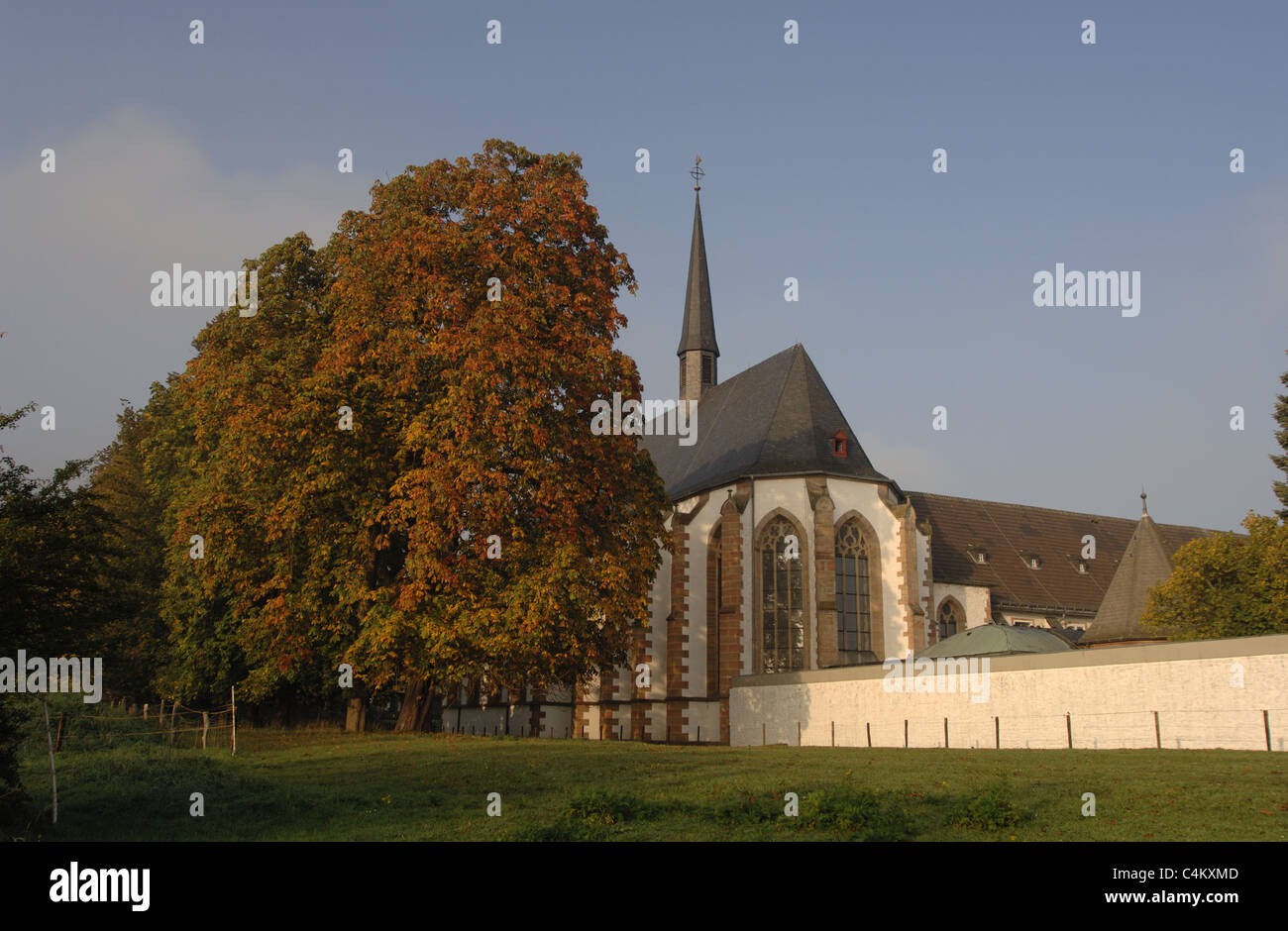 Kloster Mariawald Oberhalb von Heimbach. Stockfoto