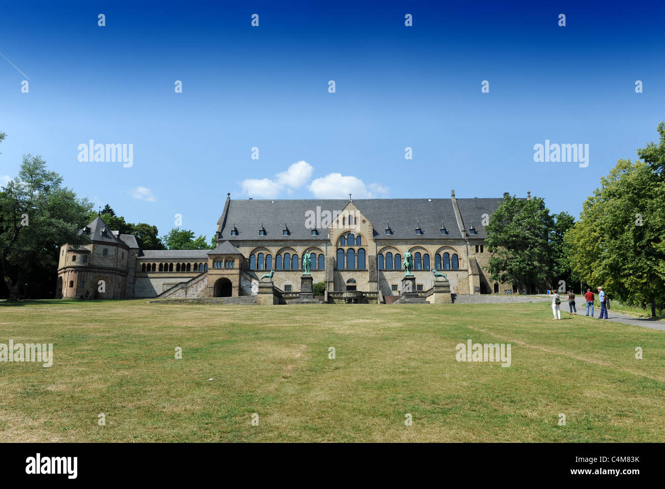 Der königliche Palast Kaiserpfalz in Goslar niedriger Sachsen Deutschland Deutschland Stockfoto