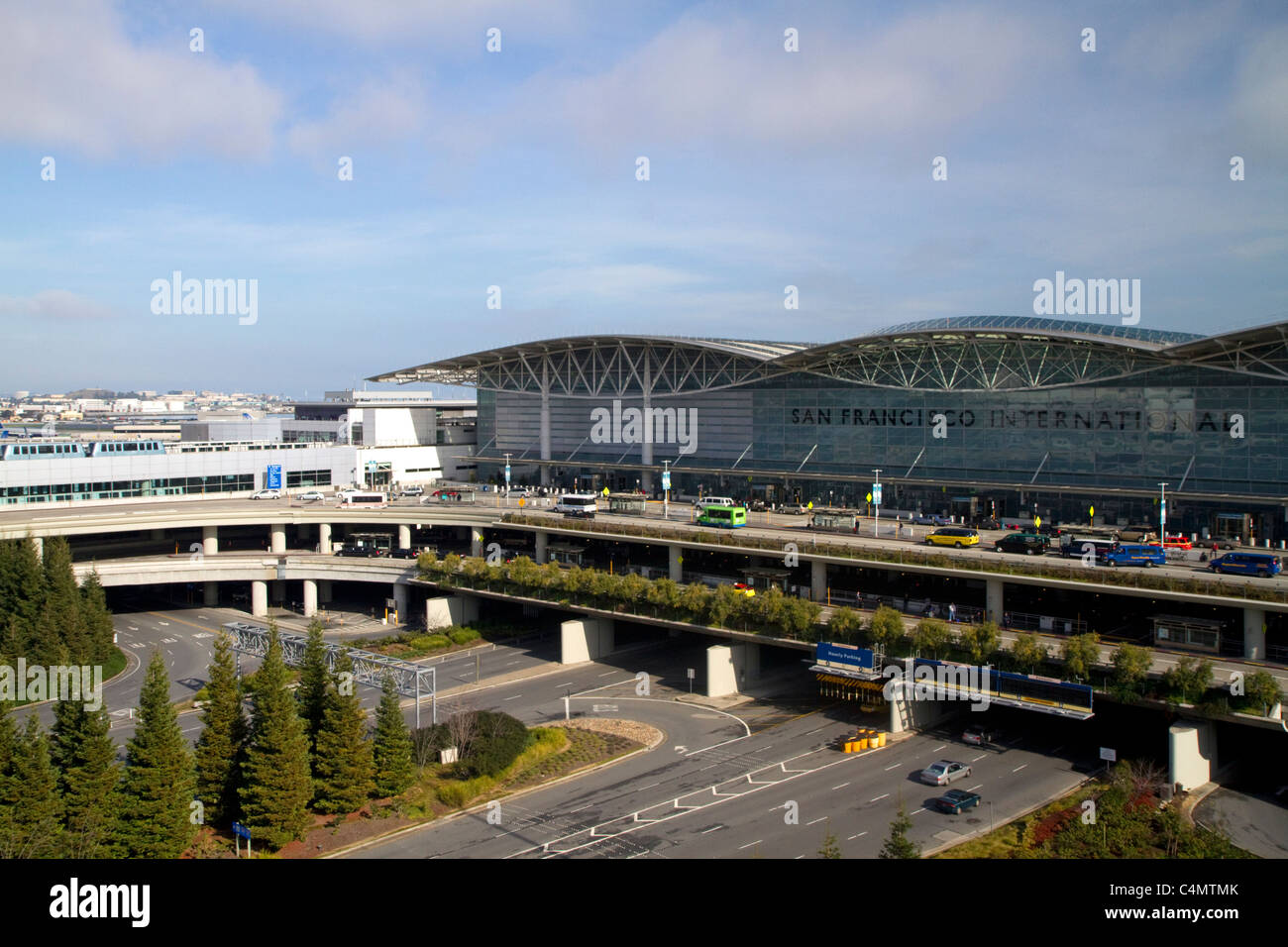 San Francisco International Airport Terminal Hotel liegt südlich der Innenstadt von San Francisco, Kalifornien, USA. Stockfoto