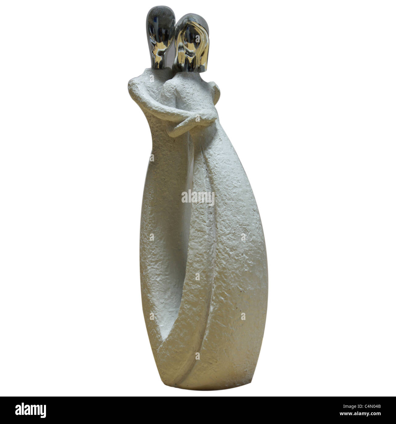 Ein besonderes Geschenk zeigt eine symbolische Darstellung von ein paar halten einander Stockfoto