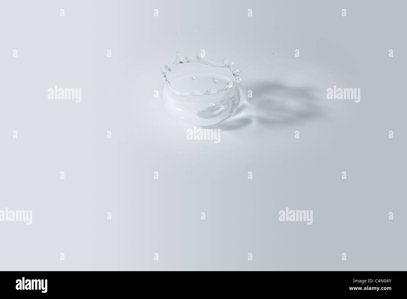 Wasser-Splash-Krone Stockfoto