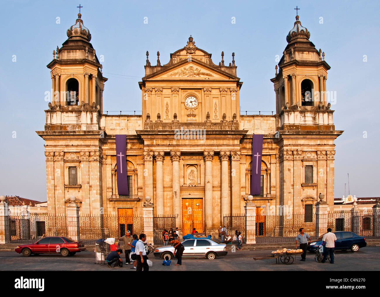 Metropolitankathedrale von Guatemala-Stadt (Catedral Metropolitana) Stockfoto