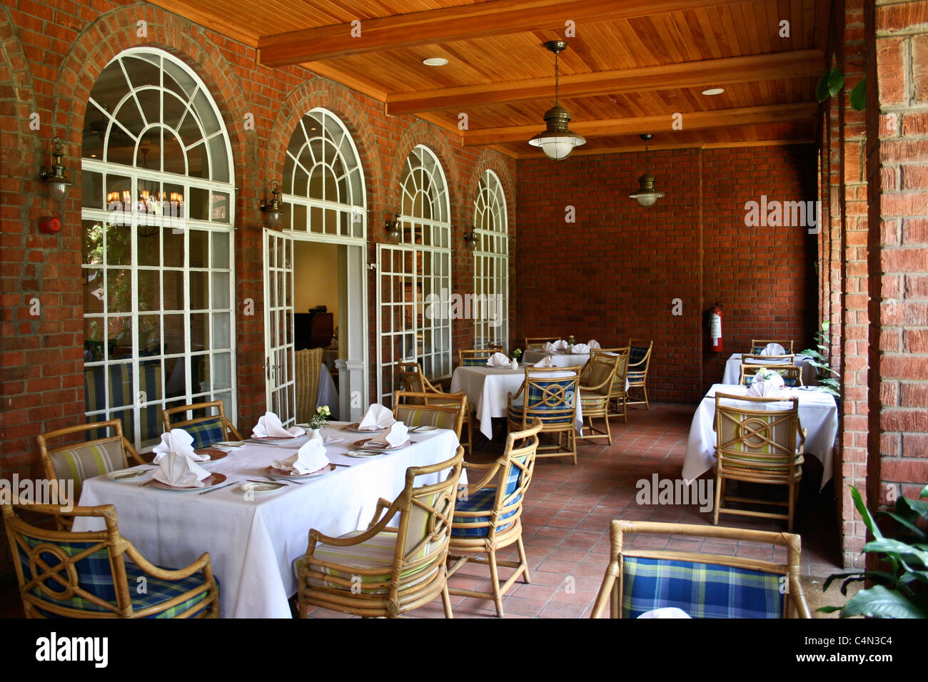 Innenaufnahme Norfolk Hotel Nairobi Kenia Stockfoto