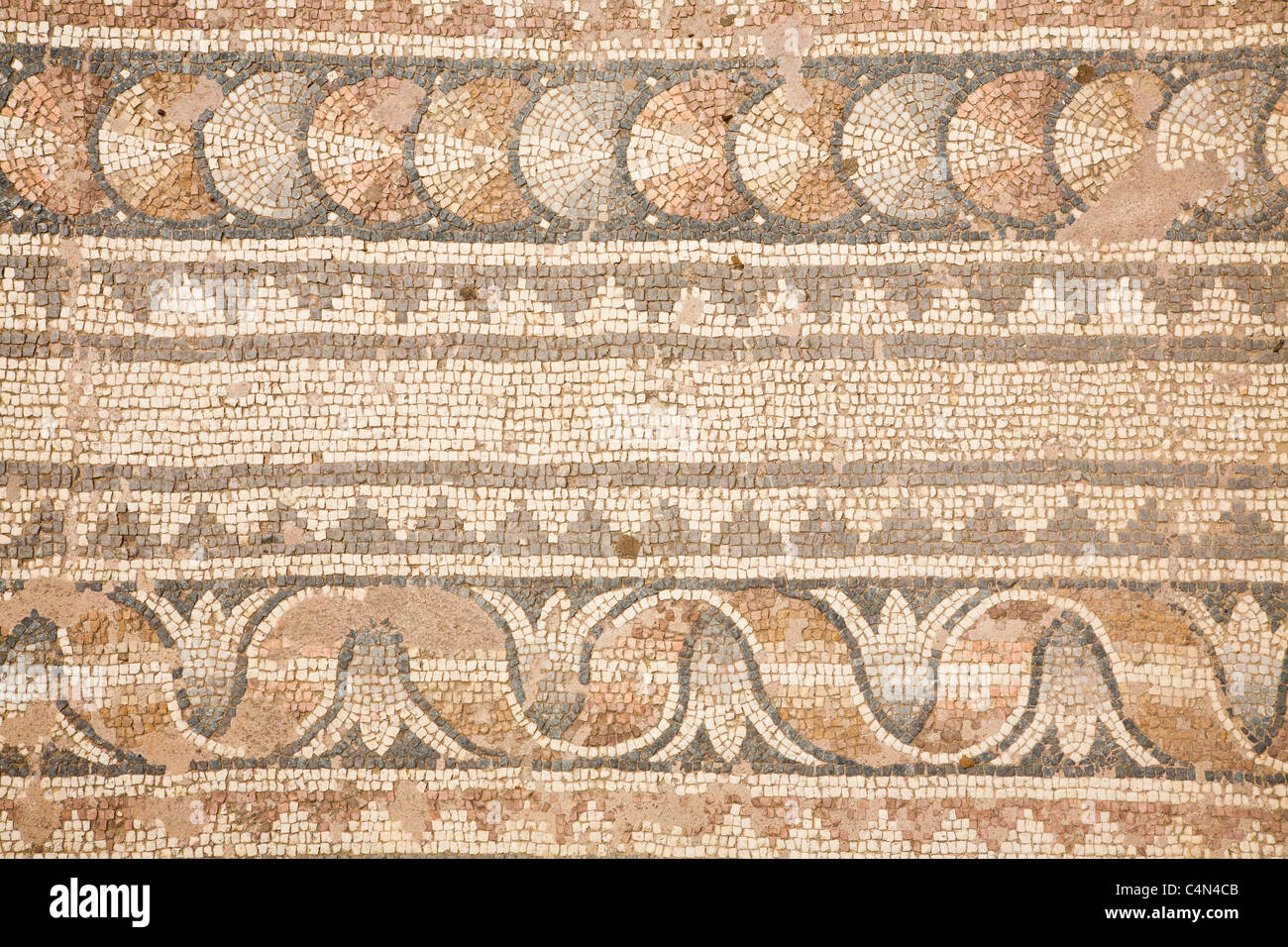 Römisches Mosaik, Paphos, Zypern Stockfoto