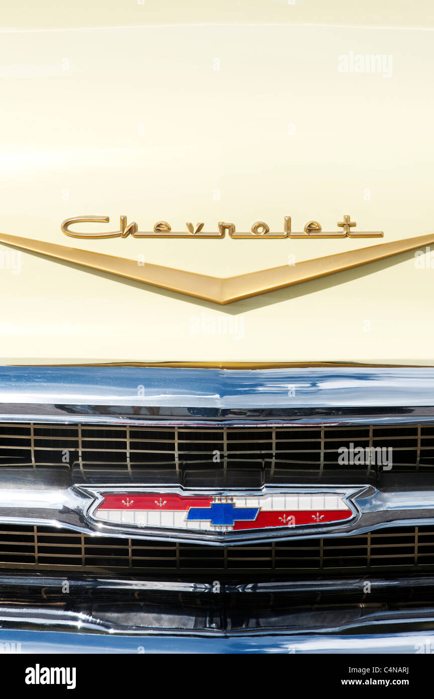 Chevrolet Bel Air. Chevy. Amerikanische Oldtimer. Abstrakt Stockfoto