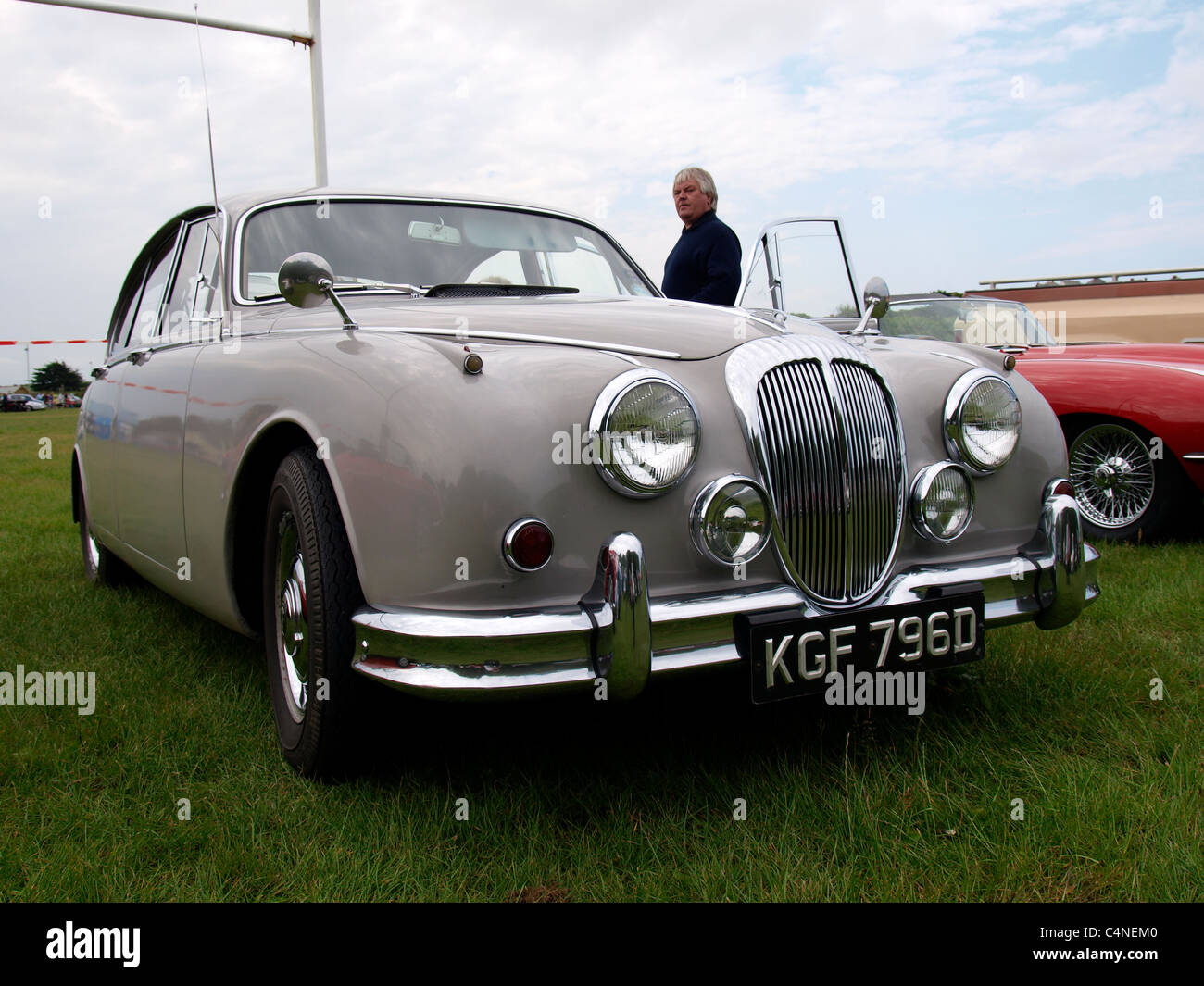 Daimler 250, Bude-Auto-Show, Cornwall, UK Stockfoto