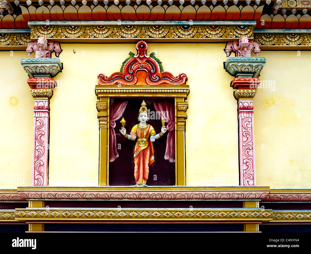 Savanne Region Mauritius Hindu tamilische Tempel Sri Siva Subarmaniya Kovil Stockfoto