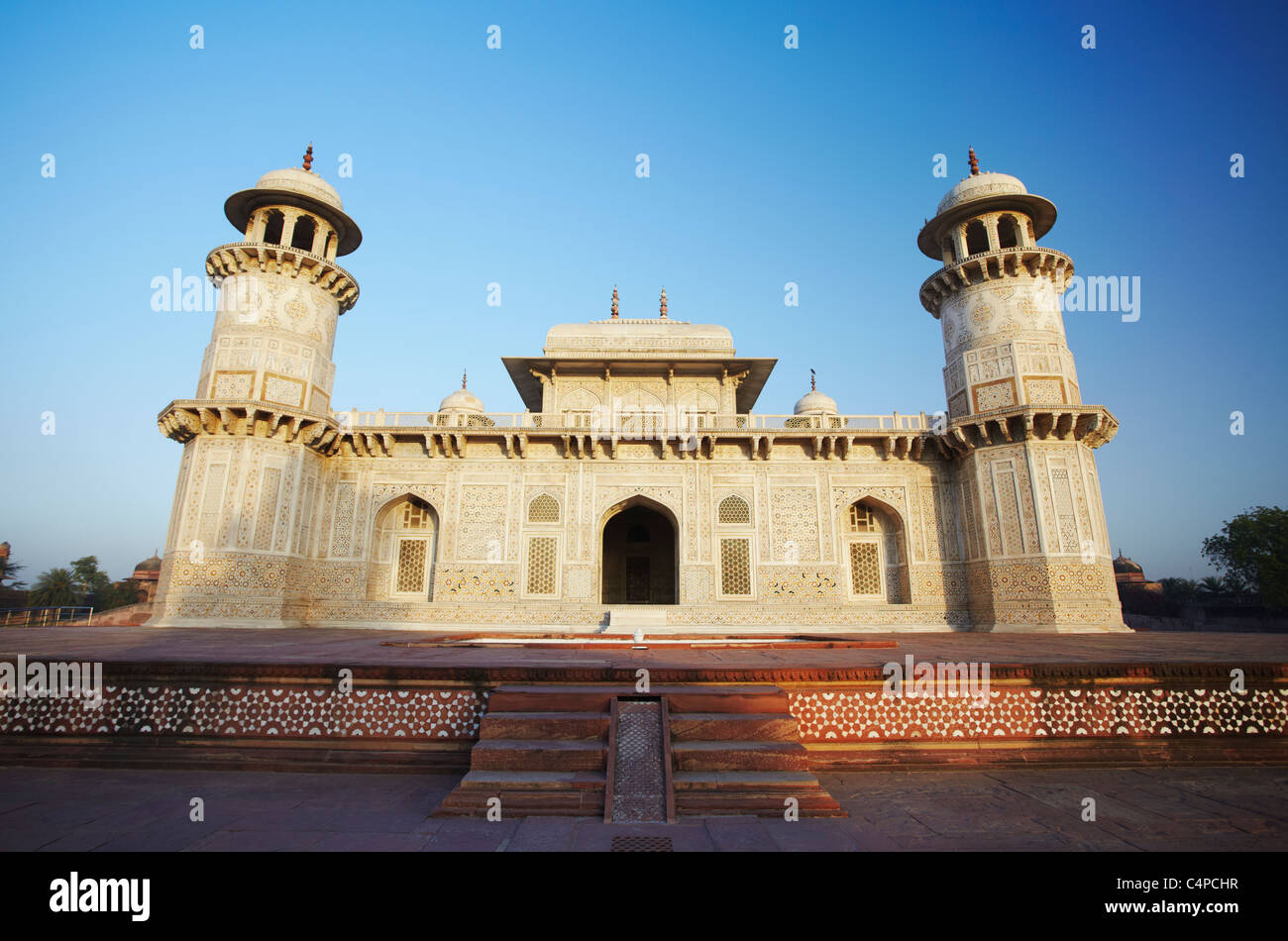 Itimad-Ud-Daulah (Grab von Mizra Ghiyas Beg), Agra, Uttar Pradesh, Indien Stockfoto