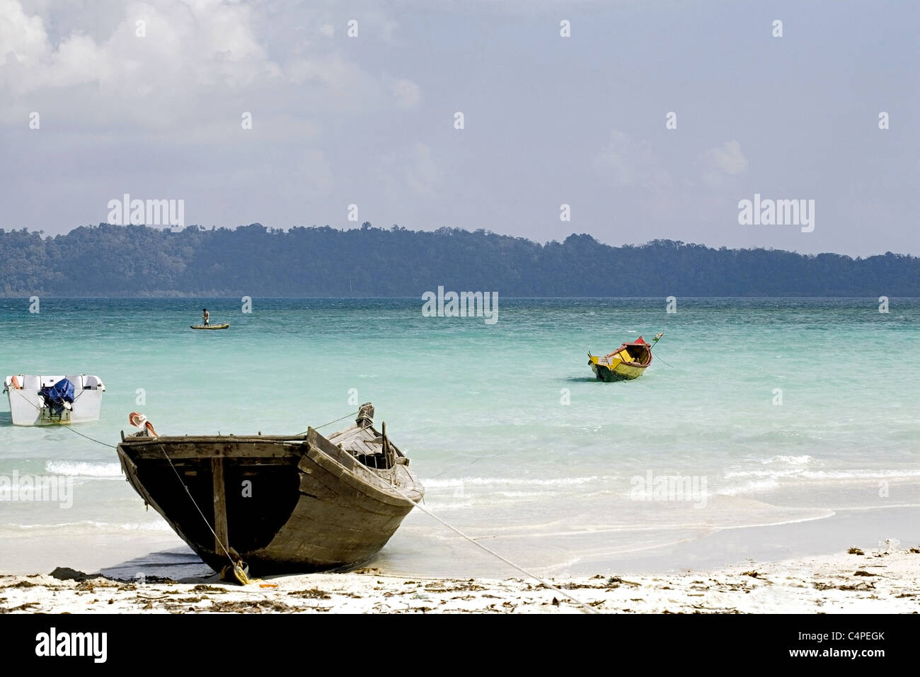 Havelock Island - Strand keine 7, Andaman Inseln Stockfoto