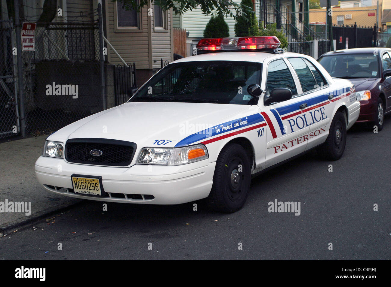 Ford crown victoria patrol car police department new jersey Fotos und