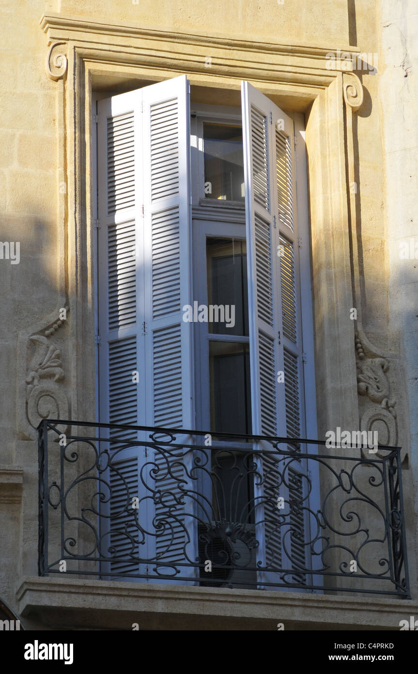 Fenster in Aix en Provence, Frankreich Stockfoto