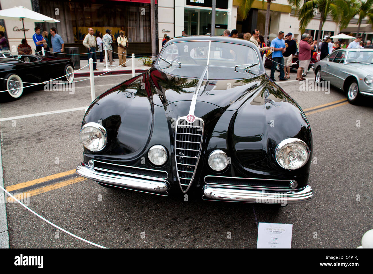 Ein 1949 Alfa Romeo 6c 2500 2011 Rodeo Drive Concours Stockfoto