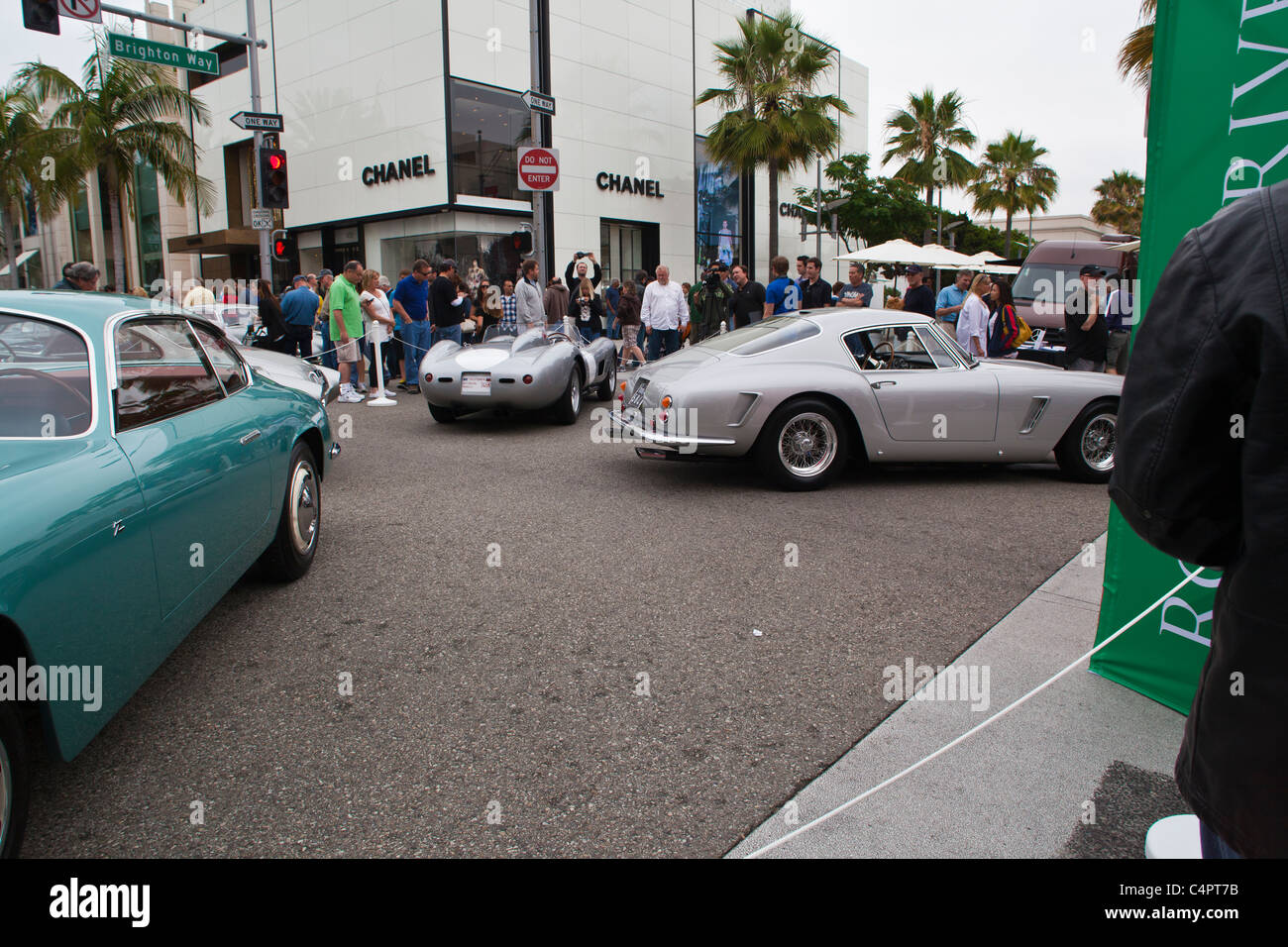 A Straßenszene im 2011 Rodeo Drive Concours Stockfoto