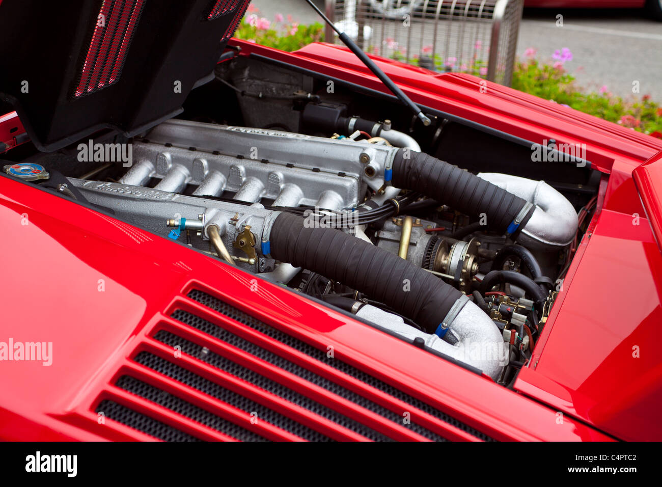 Ein Lamborghini Countach 2011 Rodeo Drive Concours Stockfoto