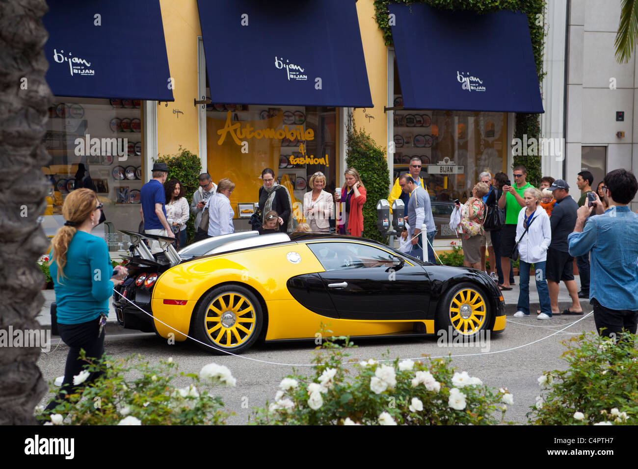Ein Bugatti Veyron den Concours 2011 Rodeo Drive in Beverly HIlls Kalifornien Stockfoto