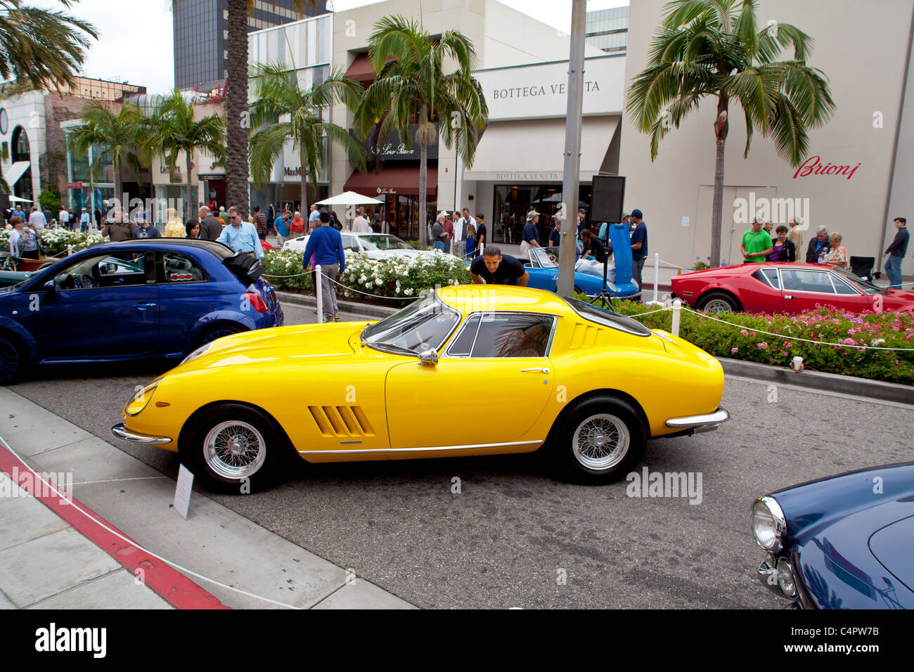 Ferrari 275 GTB 4 am Rodeo Drive Concours 2011 Stockfoto