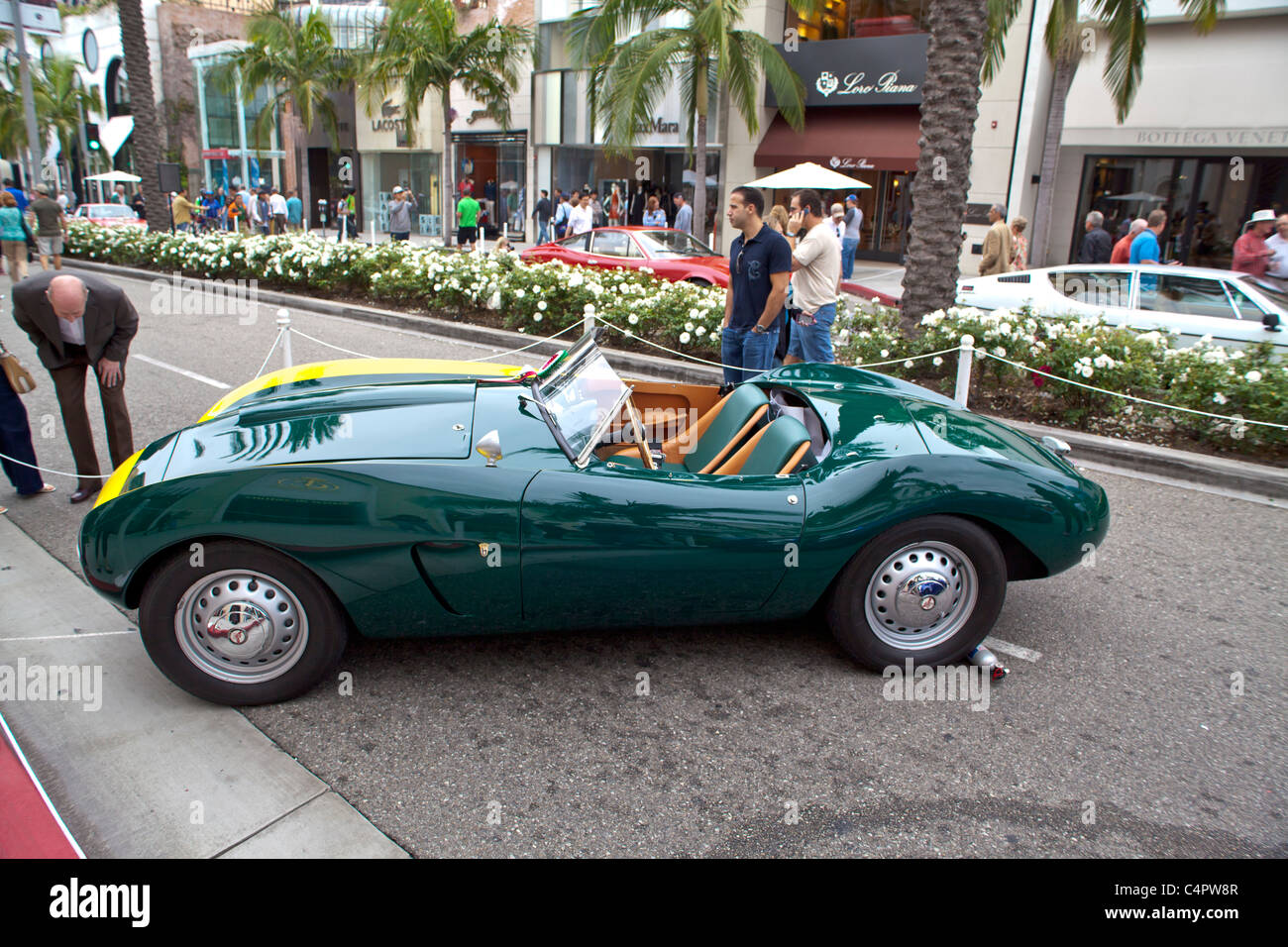 Ein 1959 Arnolt Bristol durch Bertoini an den Concours 2011 Rodeo Drive Stockfoto