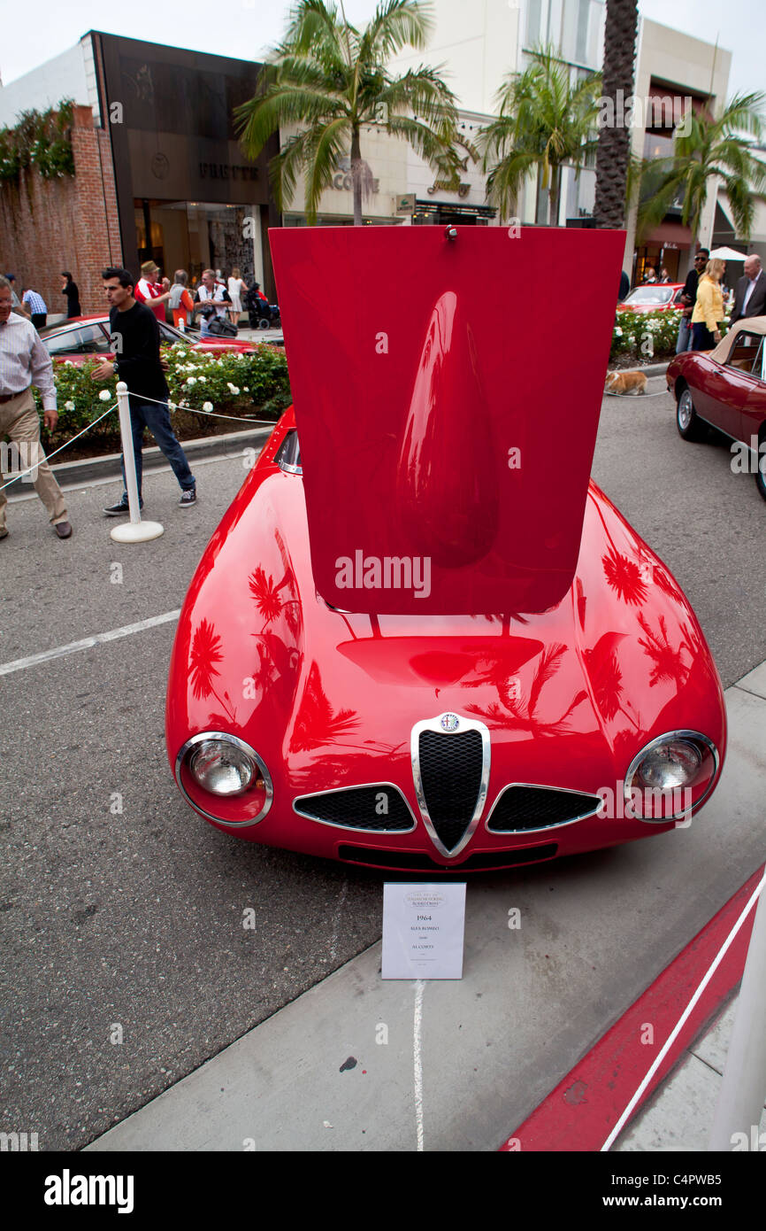 Ein 1964 Alfa Romeo 2600 am Rodeo Drive Concours 2011 Stockfoto