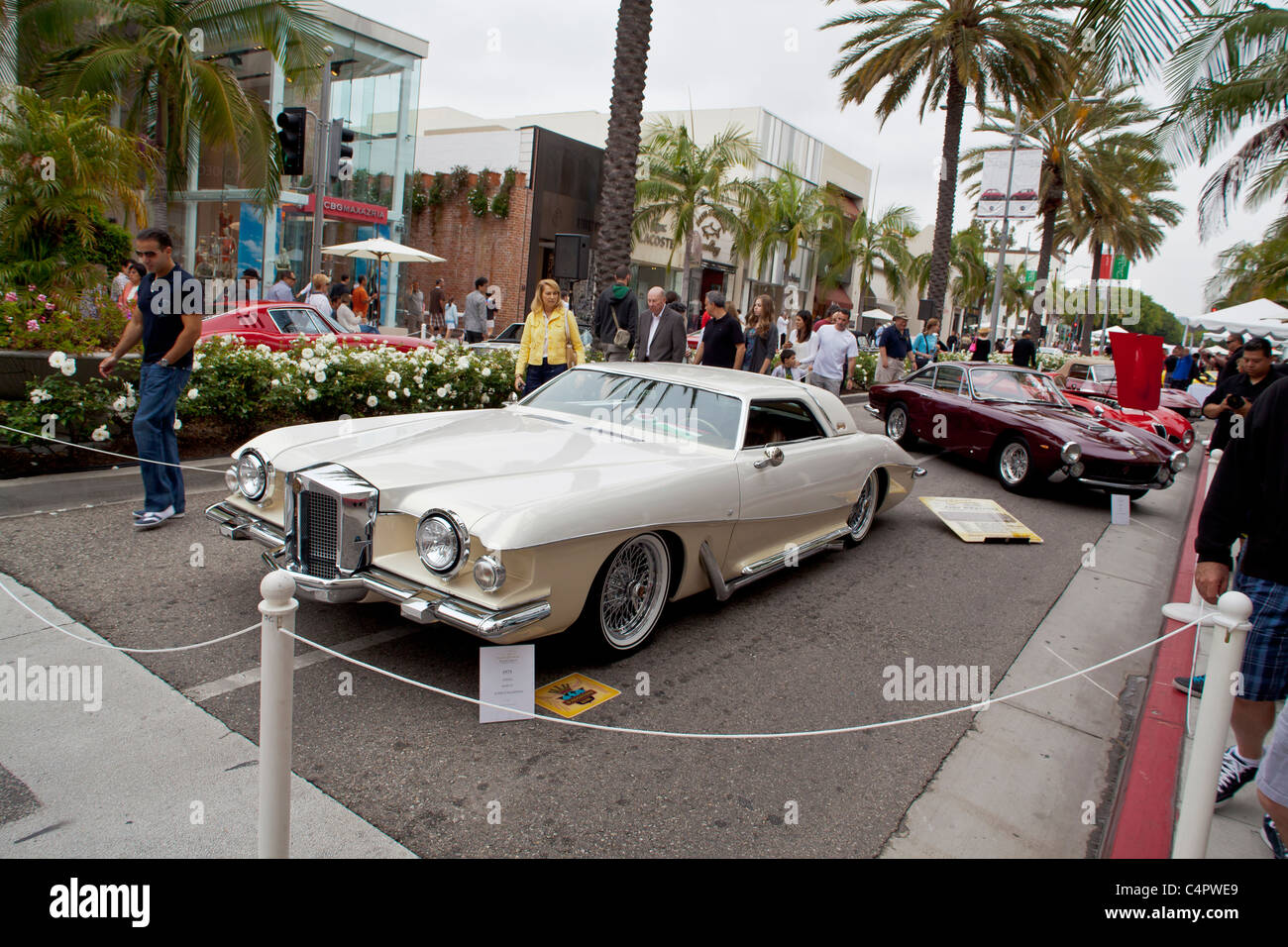 1975 Stutz Bearcat 2011 Rodeo Drive Concours Stockfoto