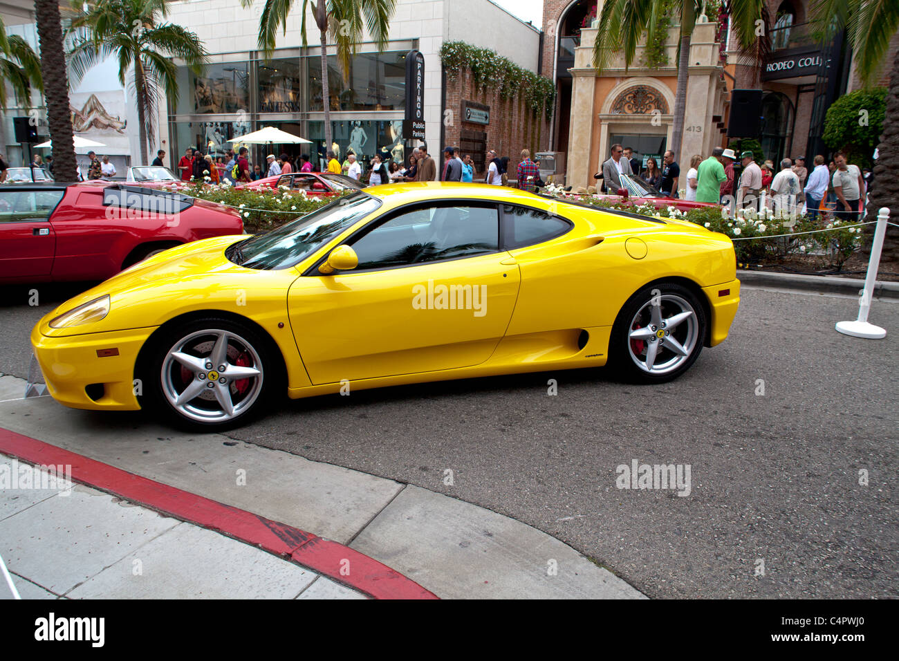 Ein Ferrari 360 Modena am Concours 2011 Rodeo Drive Stockfoto