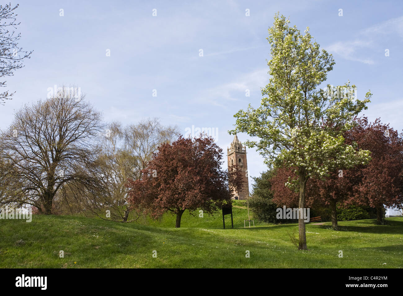 Cabot Tower, Brandon Hill Park, Bristol, Avon Stockfoto