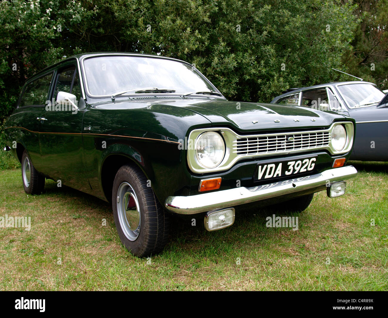 Klassische Ford Escort mk1 Estate, Bude-Auto-Show, Cornwall, UK Stockfoto