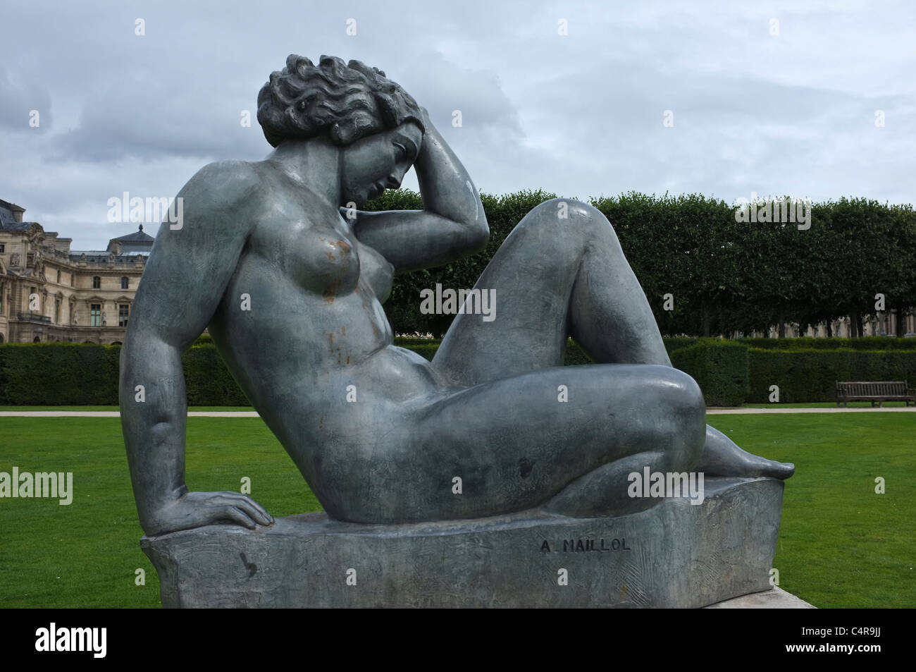 Maillol-Skulpturen in Paris Stockfoto