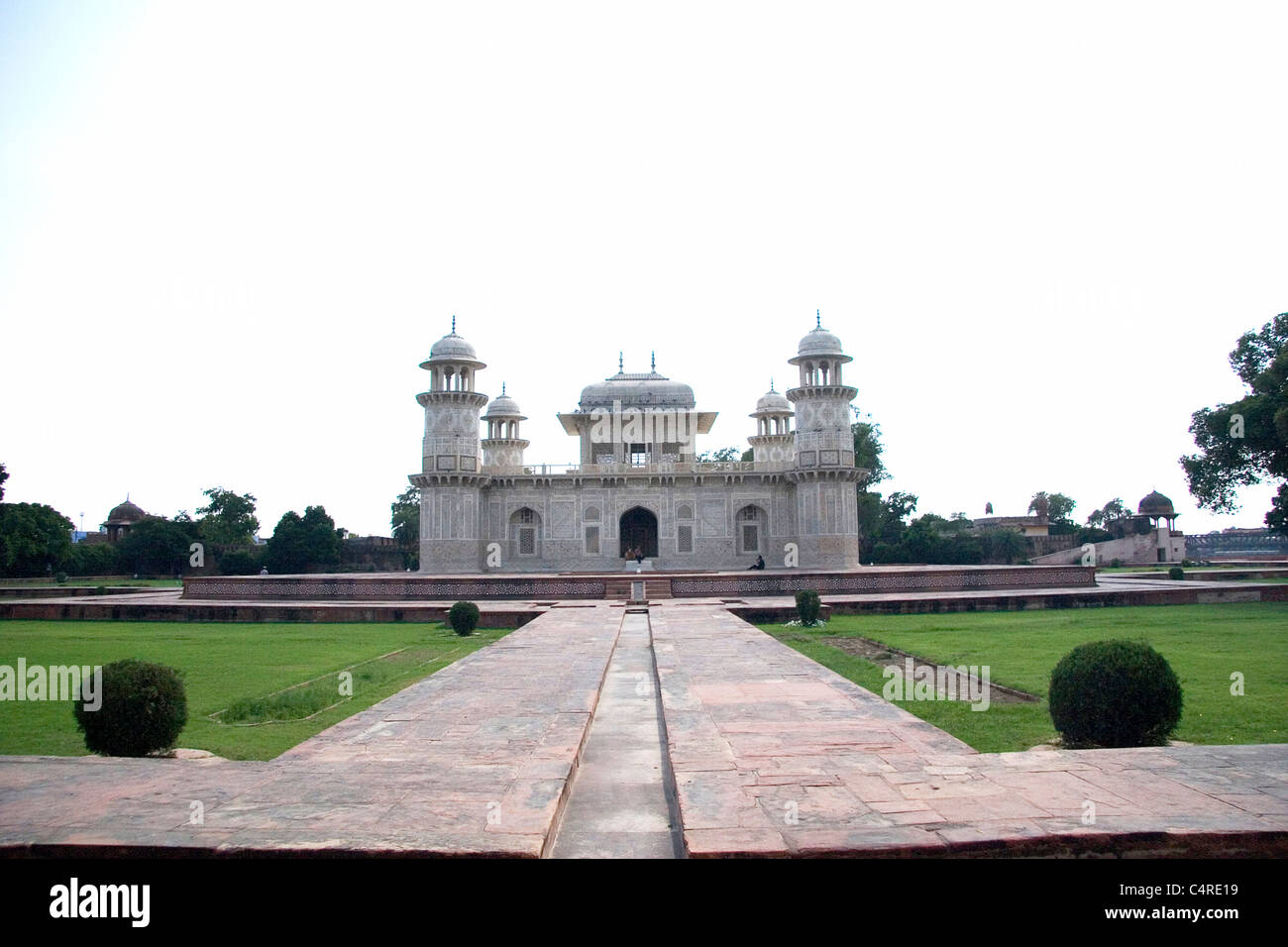 Itimad-Ud-Daulah Grabmal, ähnlich wie Taj Maha, Agra, Indien Stockfoto