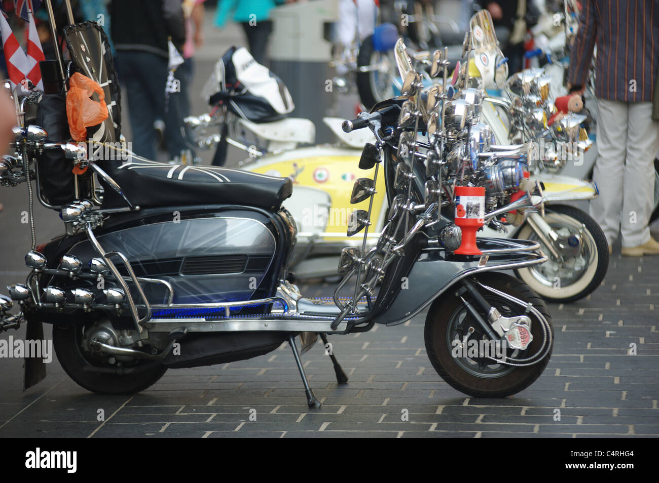 Stadt von Liverpool Roller, geparkt in der Innenstadt von Liverpool, Merseyside, England, UK Stockfoto