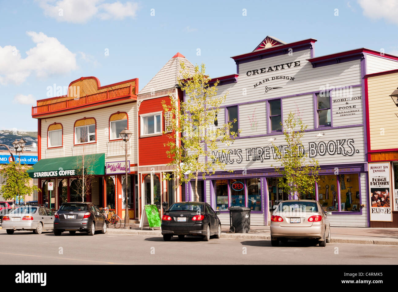 Main Street, Whitehorse, Yukon Territorium, Kanada Stockfotografie Alamy