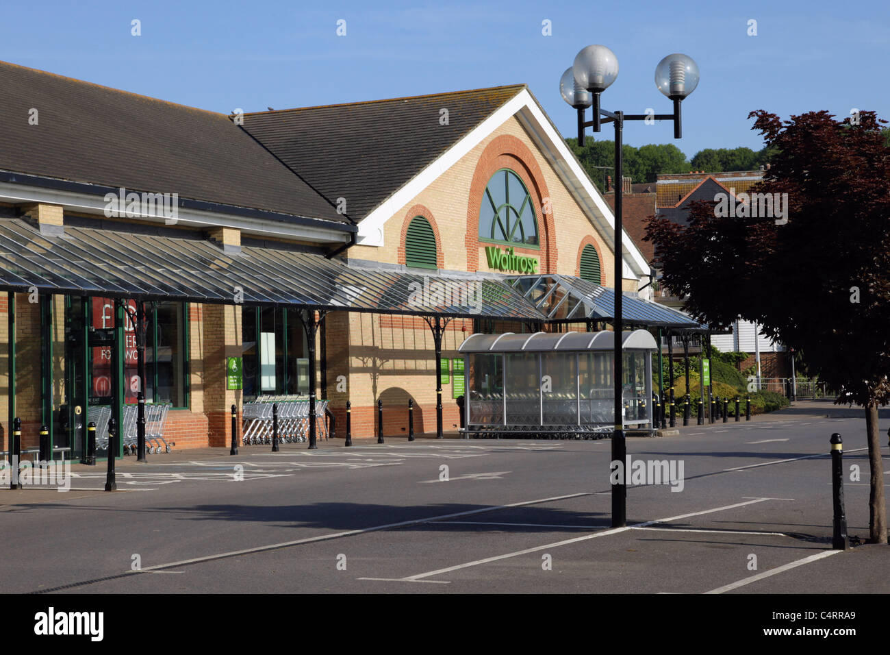 Waitrose Supermarkt Hythe Kent Stockfoto