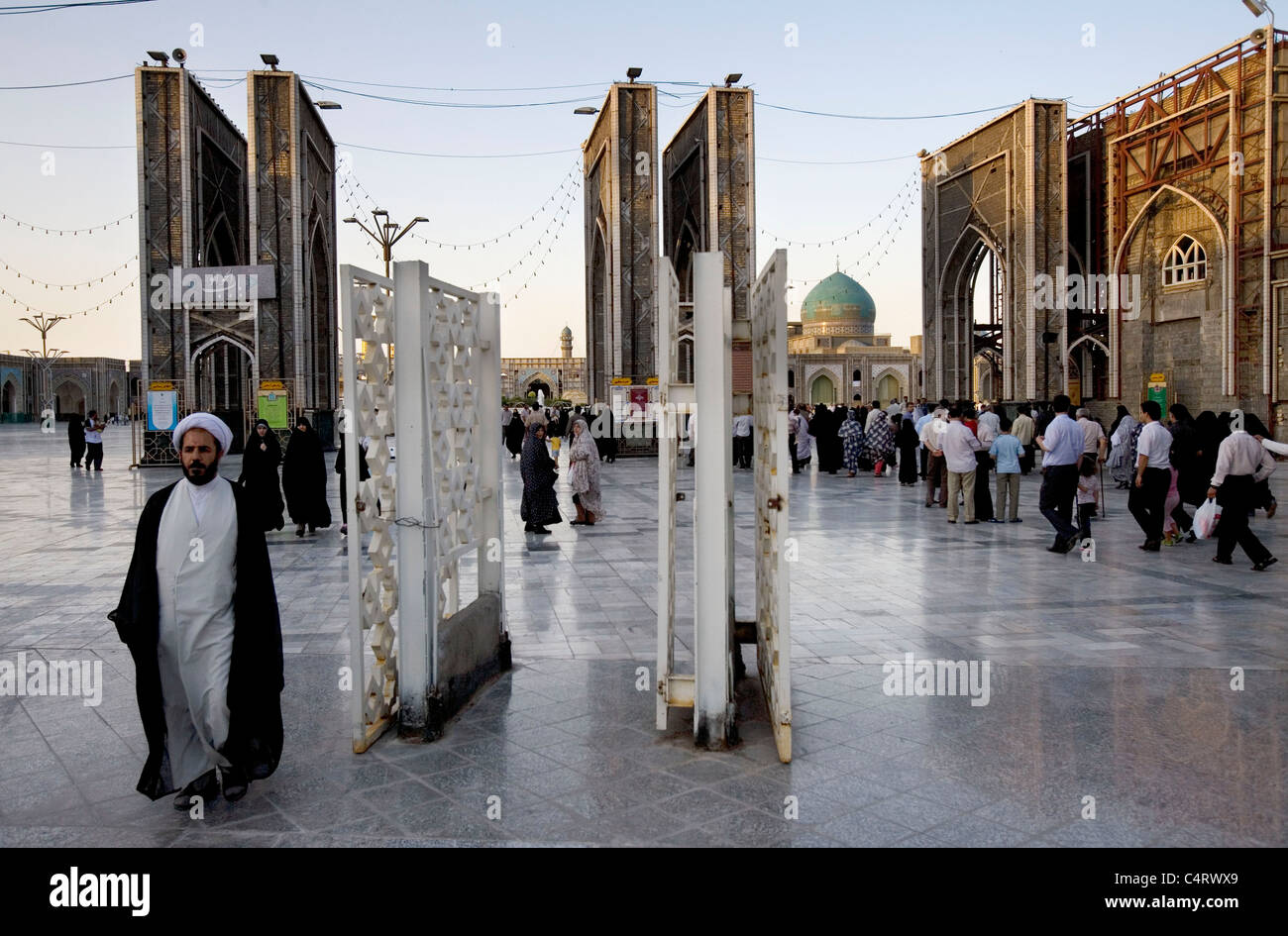 Moschee und Schrein des Imam Ali Reza (8. Shi'ite Imam) in Mashhad, Iran Stockfoto