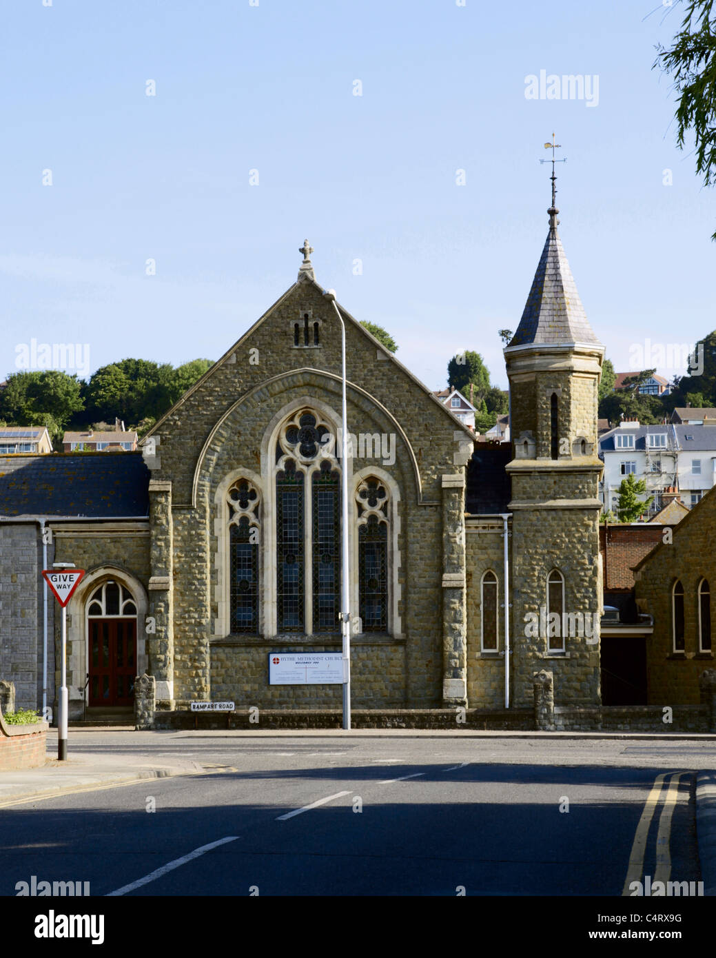 Evangelisch-methodistische Kirche Hythe Kent Stockfoto
