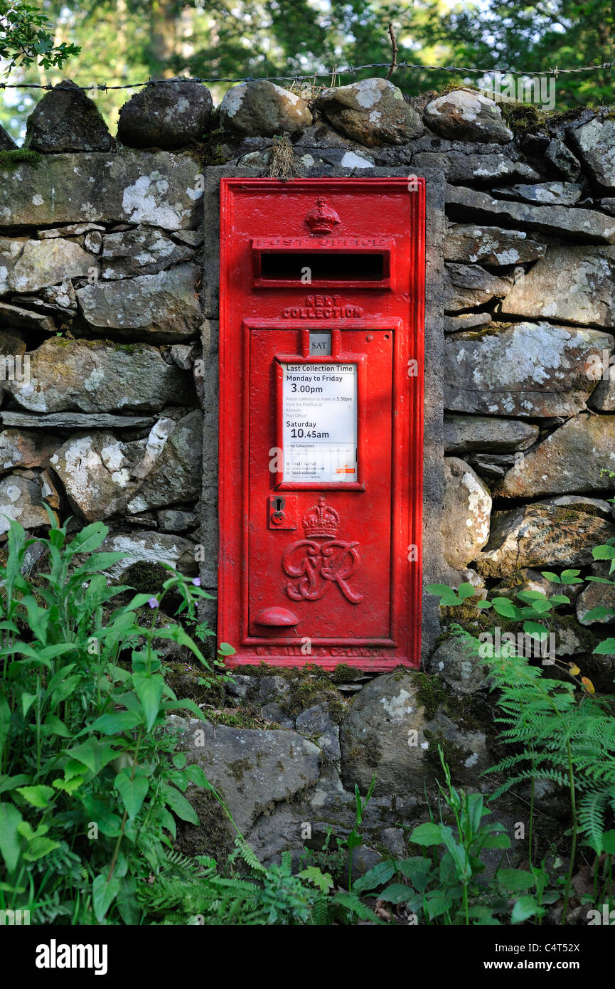 Melody Jane Puppenhaus-Zubehör: Viktorianischer Briefkasten Royal Mail, Wandmontiert, Maßstab 1:12