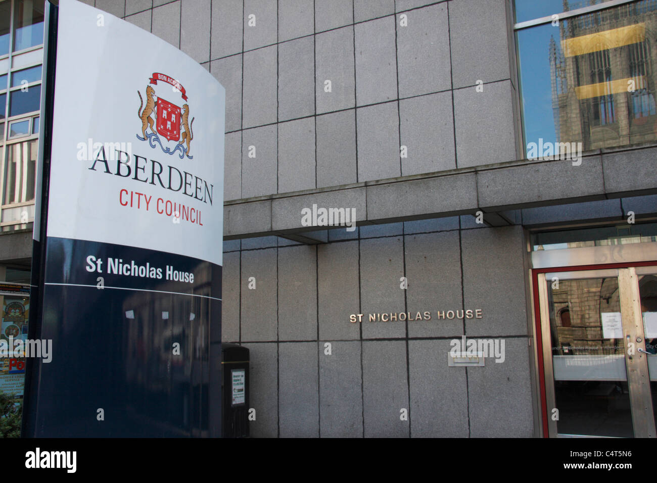 St Nicholas House, Aberdeen Stadtrat, Aberdeen, Schottland Stockfoto