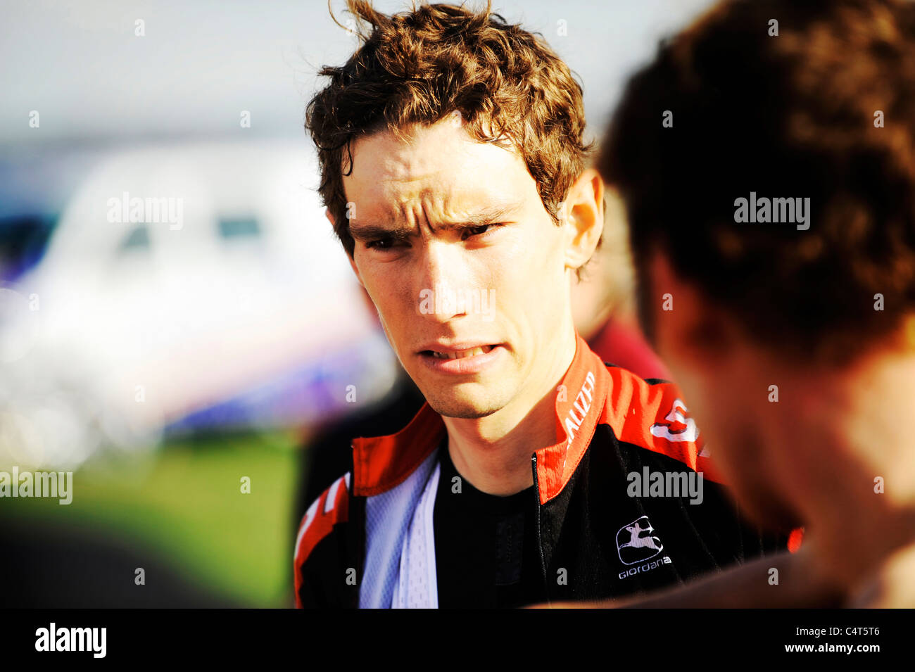 Pro Radfahrer für britische Team Sigma Sport IG Markets während der 2010 Tour of Britain Stockfoto