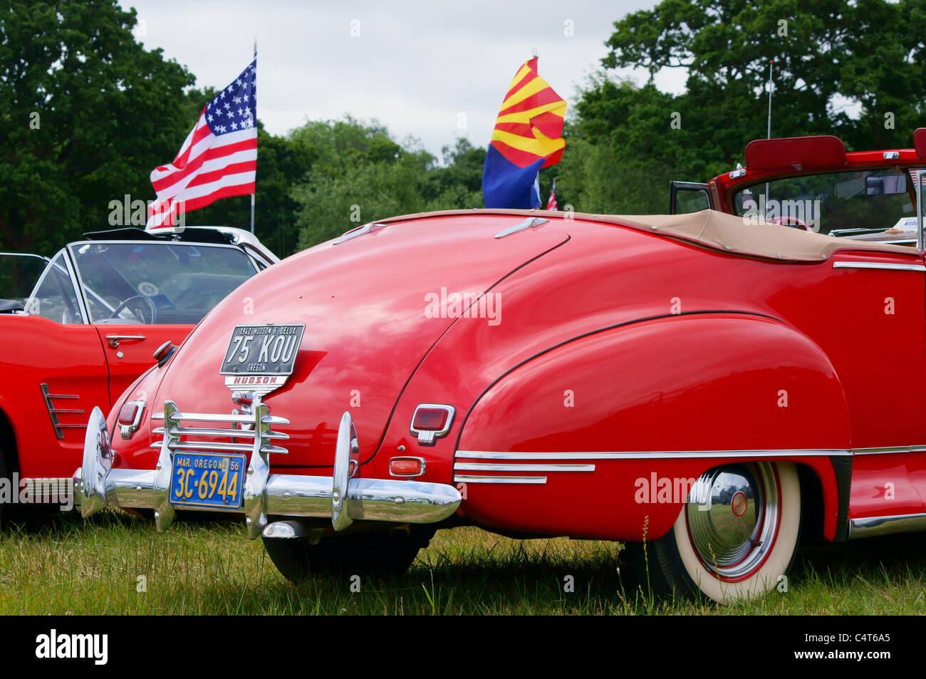 1942 Hudson 6 Delux. Amerikanische Oldtimer Stockfoto