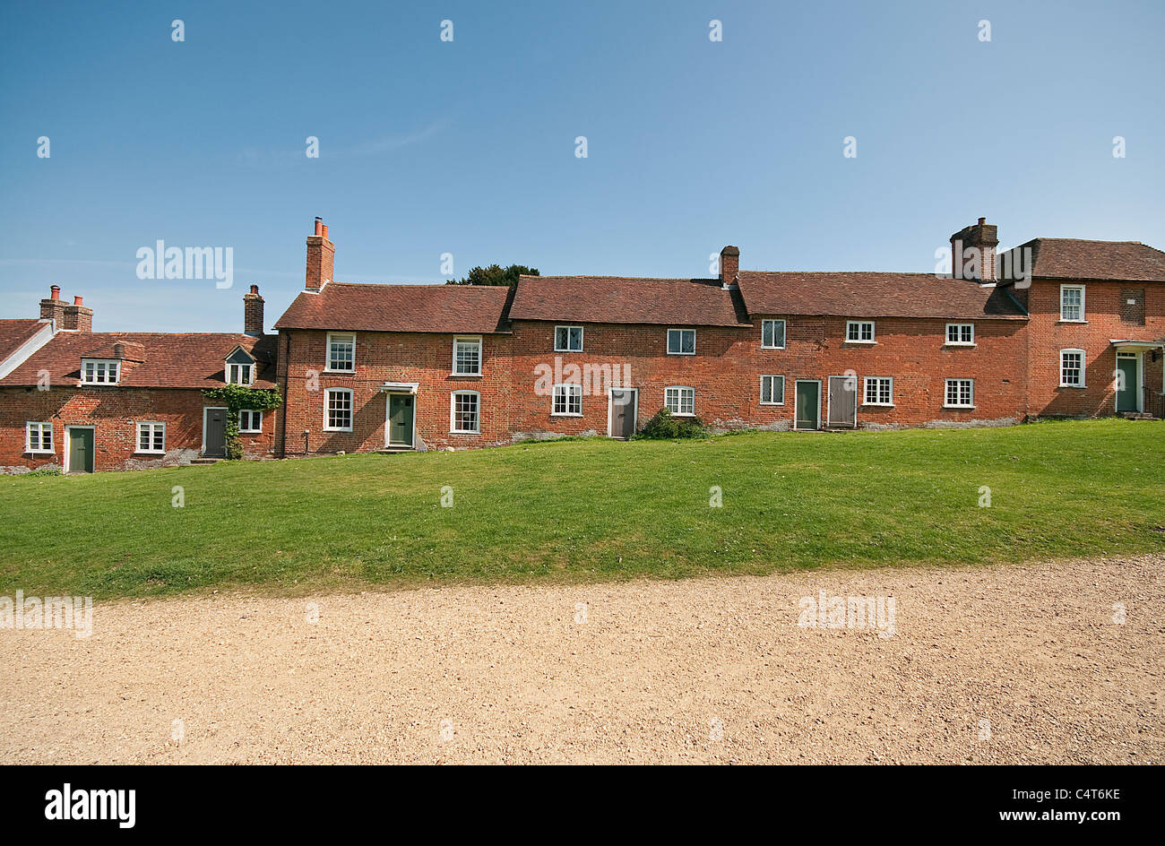 Schilde Hard am Ufer des Flusses Beaulieu in Hampshire, England, UK Stockfoto
