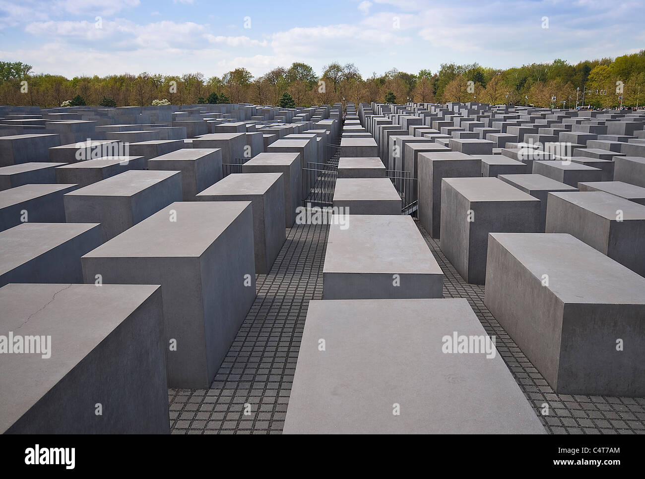 Gedenkstätte für die Mudered Juden Europas, Berlin, Deutschland Stockfoto