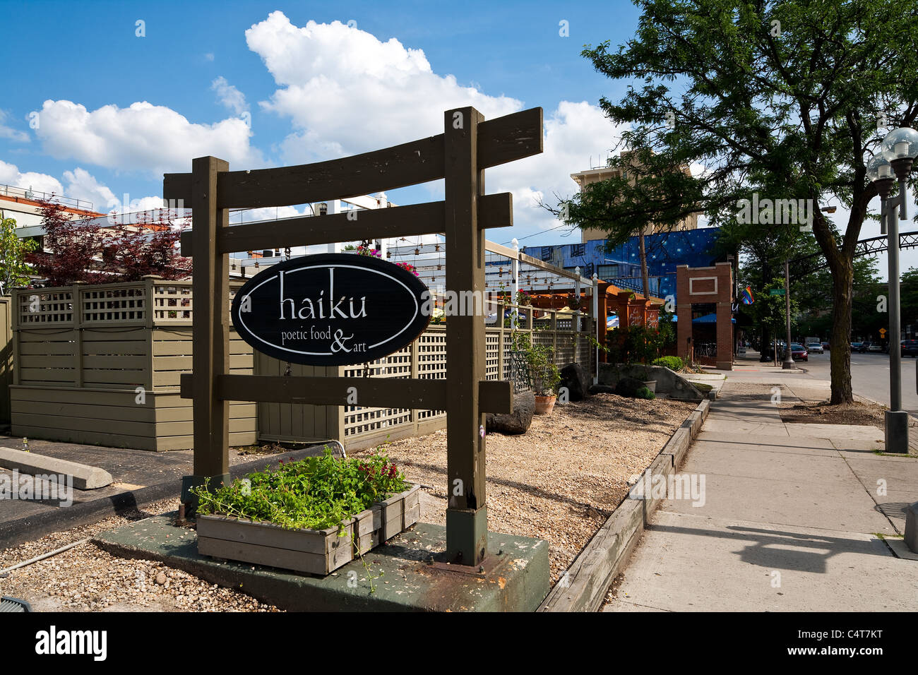 Haiku Restaurant befindet sich in der kurzen Nordbereich von Columbus Ohio Stockfoto