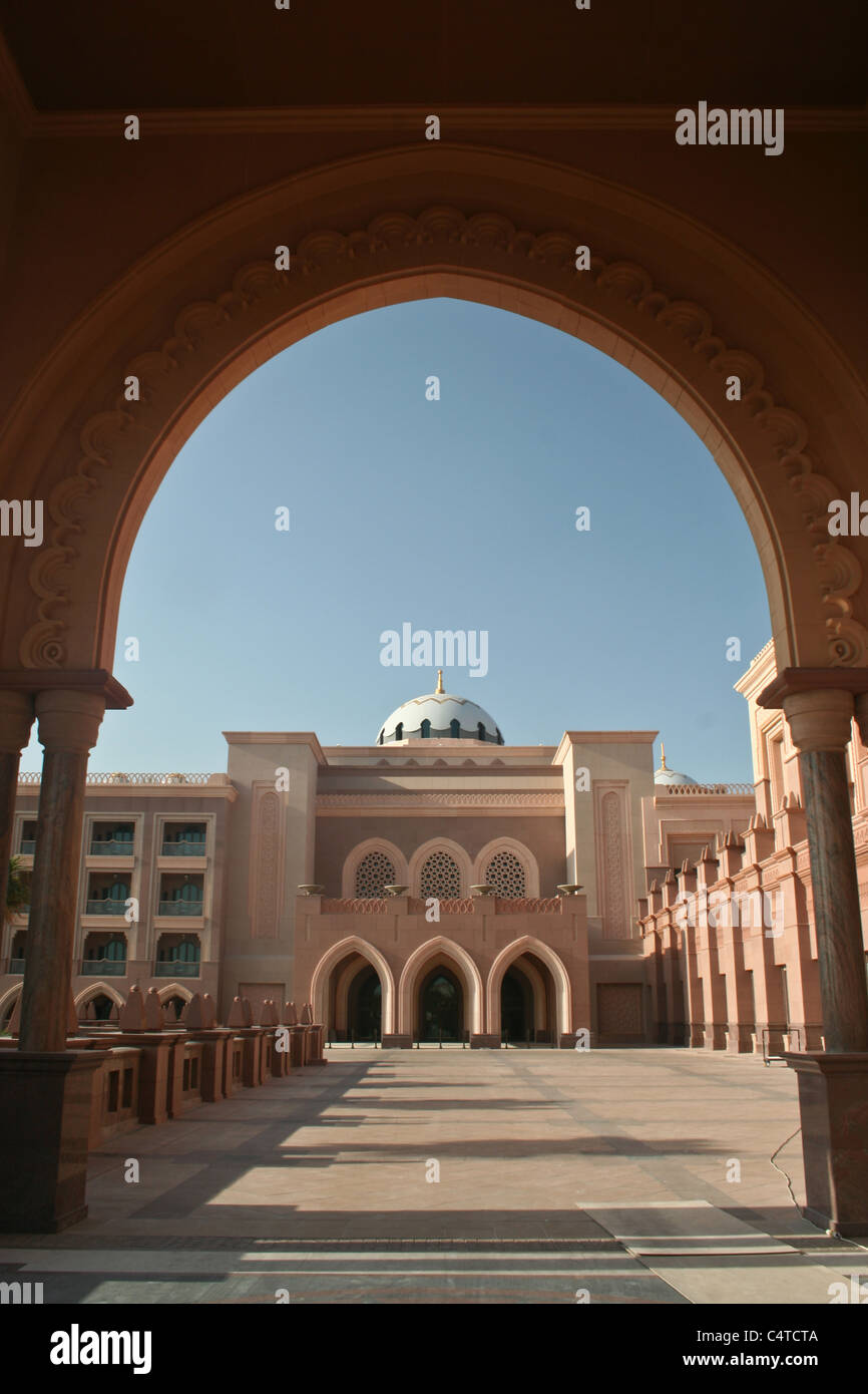 Emirates Palace Hotel Abu Dhabi Vereinigte Arabische Emirate Stockfoto