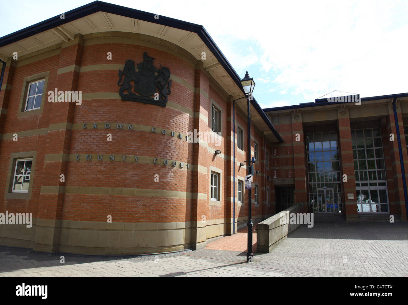 Stafford Crown Court Gebäude, Stafford, Staffordshire, West Midlands, England, UK Stockfoto