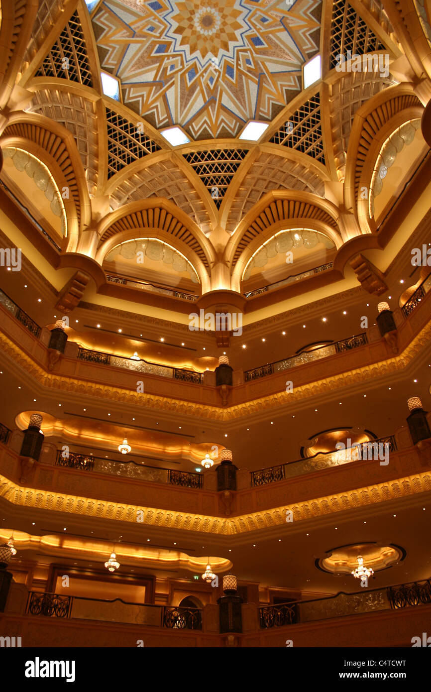 Emirates Palace Hotel Abu Dhabi Vereinigte Arabische Emirate Stockfoto
