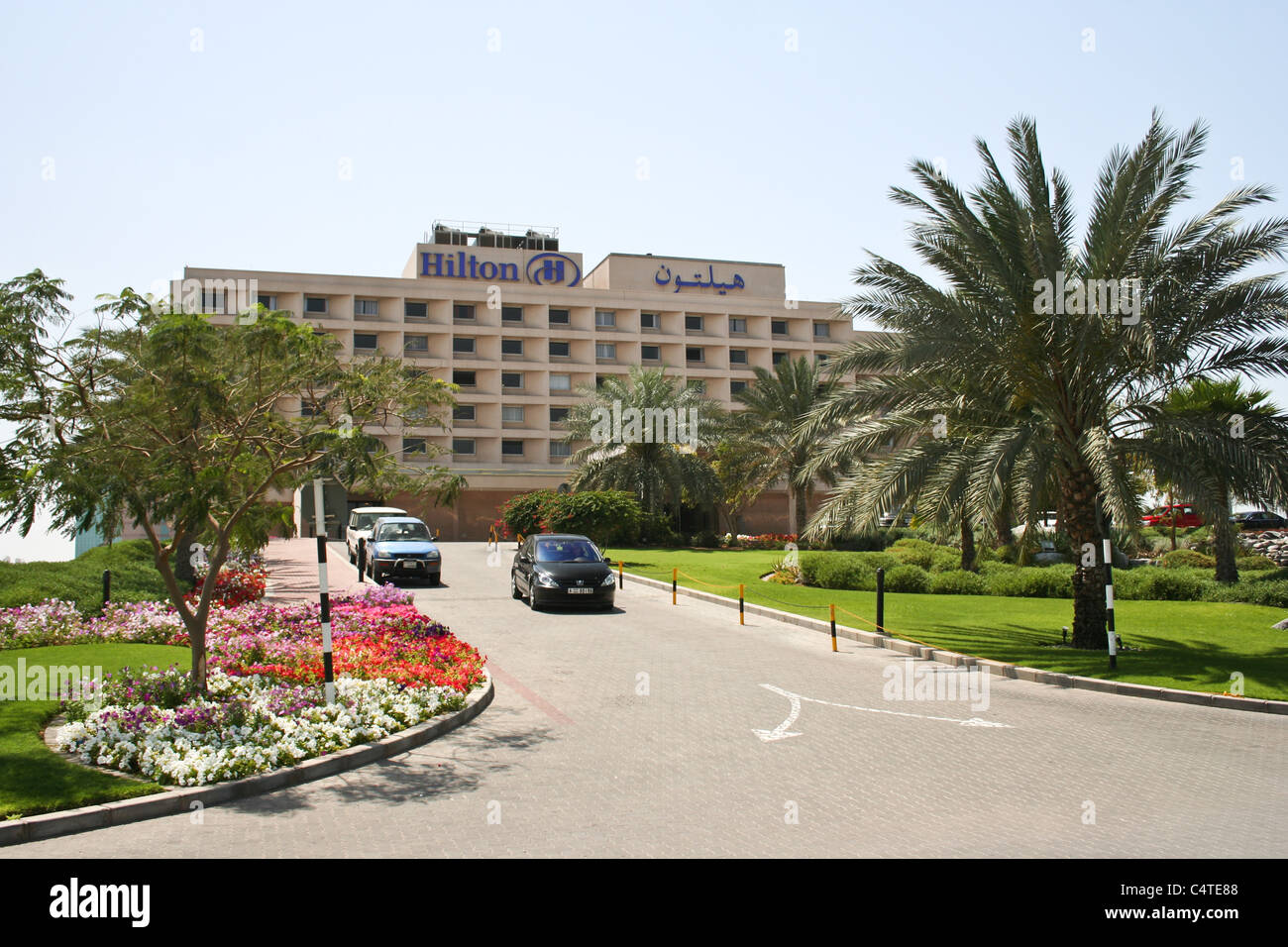 Hilton Hotel Ras Al Khaimah, Vereinigte Arabische Emirate Stockfoto