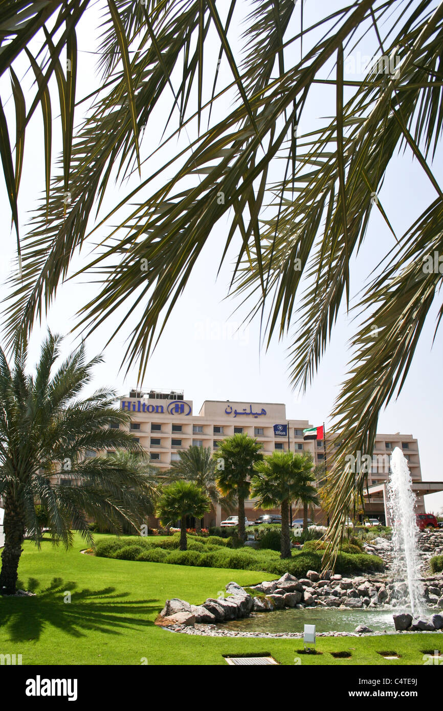 Hilton Hotel Ras Al Khaimah, Vereinigte Arabische Emirate Stockfoto