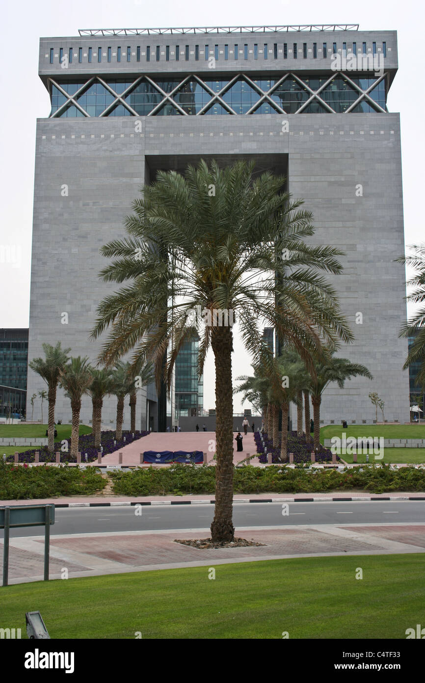 Dubai International Finance Centre Center Gebäude Stockfoto