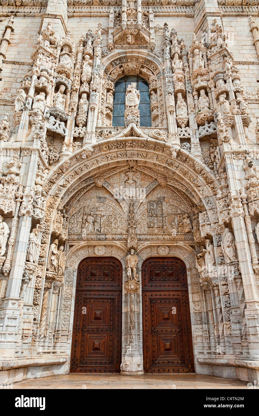 Europa, Portugal, Hieronymus-Kloster in Belem in Lissabon Stockfoto