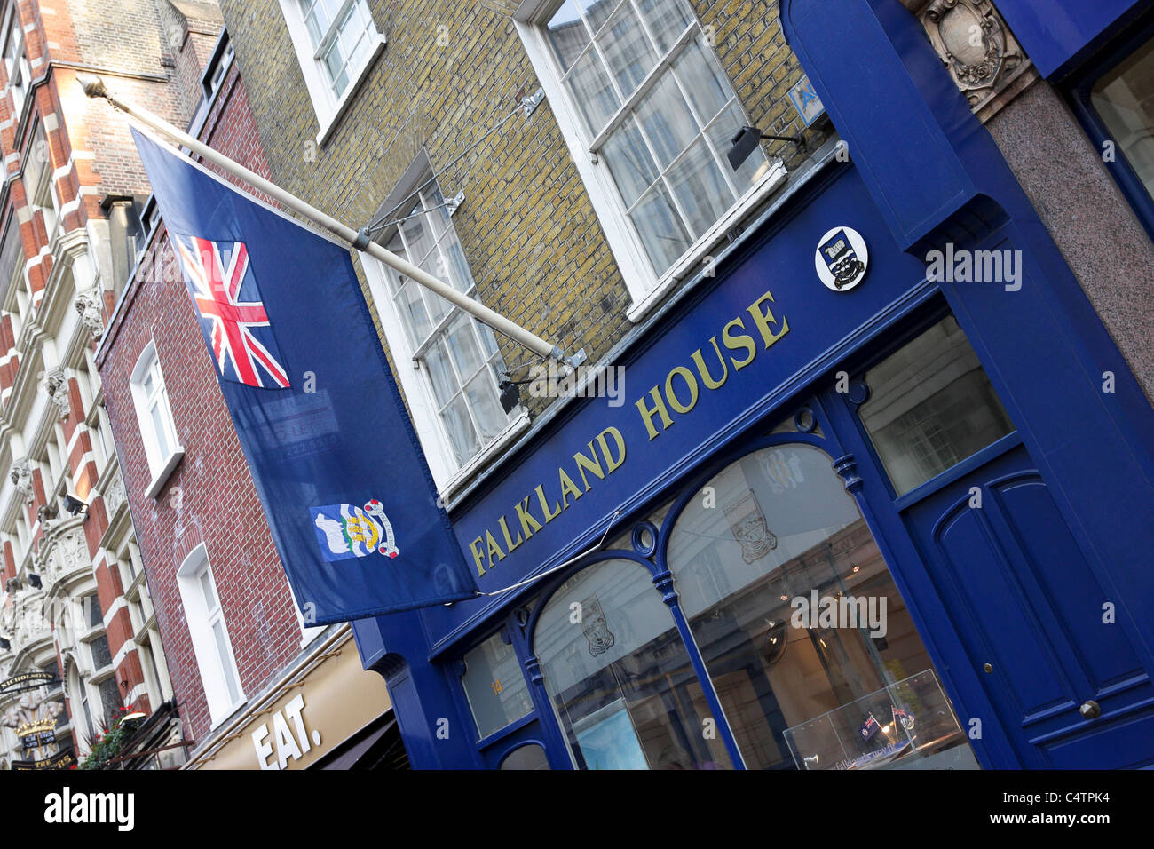 FALKLAND HAUS, ihre Ämter sind in Broadway aus der Victoria Street in Westminster gelegen. Stockfoto