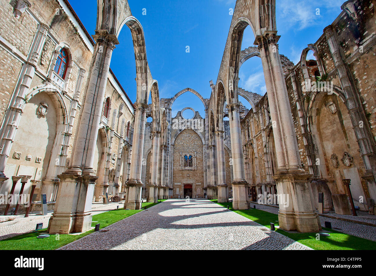 Europa, Portugal, Lissabon, Carmo Kirche Stockfoto